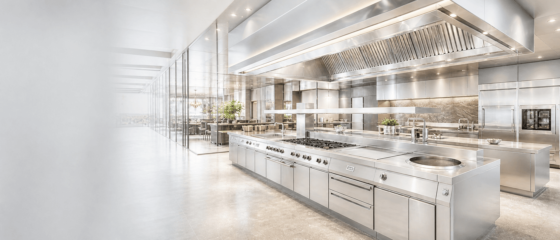 Complete commercial kitchen project